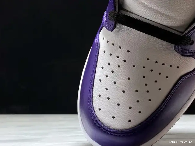 Cheap 1 Jordan Court Purple 555088-500 Air High OG 0607